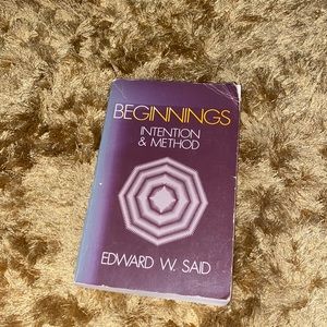 Edward Said Intention & Method Book